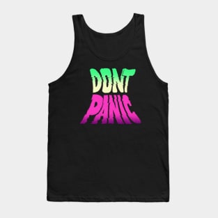 Don't Panic Lettering Tank Top